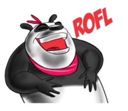 Giggle Panda sticker #14934508