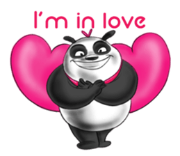 Giggle Panda sticker #14934509