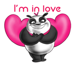 Giggle Panda sticker #14934509