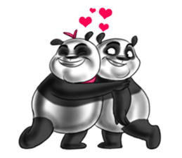 Giggle Panda sticker #14934510