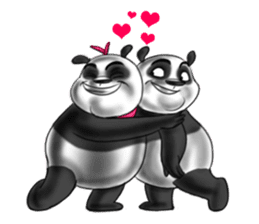 Giggle Panda sticker #14934510