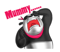 Giggle Panda sticker #14934511