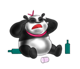 Giggle Panda sticker #14934513