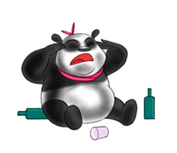 Giggle Panda sticker #14934513