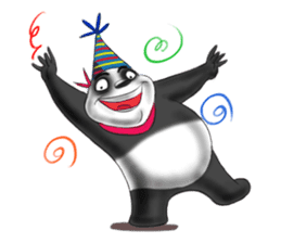 Giggle Panda sticker #14934515