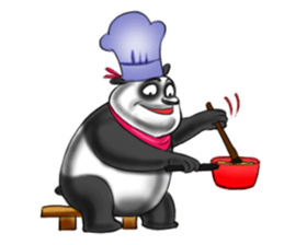 Giggle Panda sticker #14934517