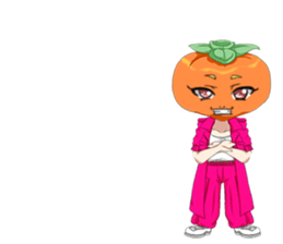 Lovely Girls Fruits Valentine. sticker #14934953