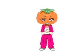 Lovely Girls Fruits Valentine. sticker #14934953