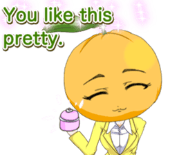 Lovely Girls Fruits Valentine. sticker #14934954