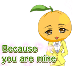 Lovely Girls Fruits Valentine. sticker #14934958