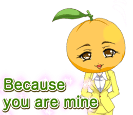 Lovely Girls Fruits Valentine. sticker #14934958