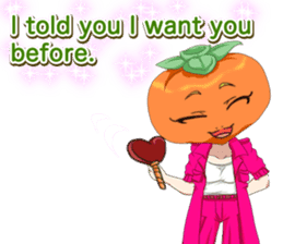 Lovely Girls Fruits Valentine. sticker #14934961