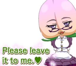 Lovely Girls Fruits Valentine. sticker #14934964