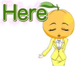 Lovely Girls Fruits Valentine. sticker #14934966