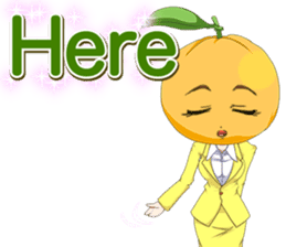 Lovely Girls Fruits Valentine. sticker #14934966