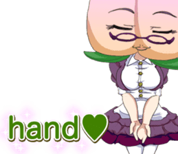 Lovely Girls Fruits Valentine. sticker #14934968