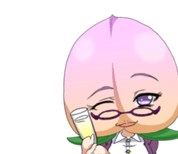 Lovely Girls Fruits Valentine. sticker #14934972