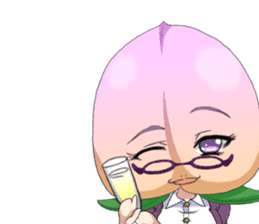 Lovely Girls Fruits Valentine. sticker #14934972