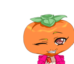 Lovely Girls Fruits Valentine. sticker #14934973