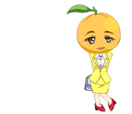 Lovely Girls Fruits Valentine. sticker #14934974