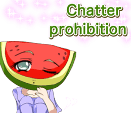 Lovely Girls Fruits Valentine. sticker #14934975