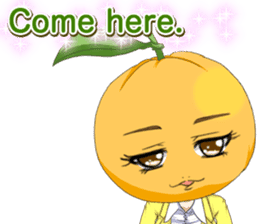 Lovely Girls Fruits Valentine. sticker #14934978