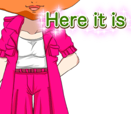 Lovely Girls Fruits Valentine. sticker #14934985