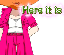 Lovely Girls Fruits Valentine. sticker #14934985