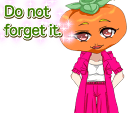 Lovely Girls Fruits Valentine. sticker #14934989