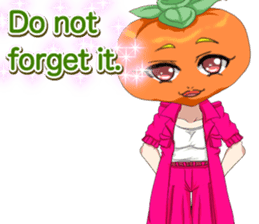 Lovely Girls Fruits Valentine. sticker #14934989