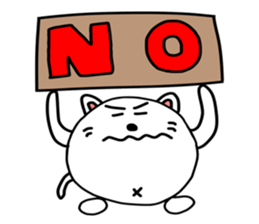 Shikamarukun of a cat sticker #14934992