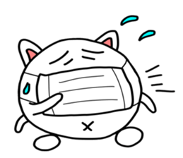 Shikamarukun of a cat sticker #14935019