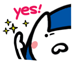 Kitty of a hat. sticker #14935077