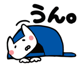 Kitty of a hat. sticker #14935095