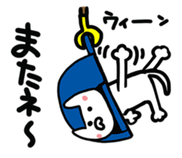 Kitty of a hat. sticker #14935100