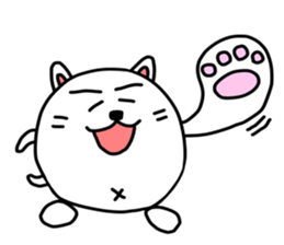 Shikamarukun of a cat 2 sticker #14935825