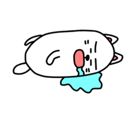 Shikamarukun of a cat 2 sticker #14935828