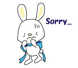 Bunny's ribbon sticker #14935993