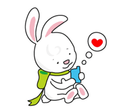 Bunny's ribbon sticker #14935994