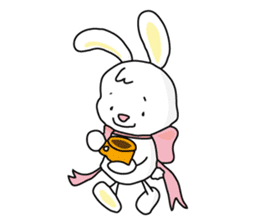 Bunny's ribbon sticker #14935998