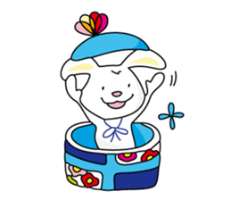 Bunny's ribbon sticker #14936000