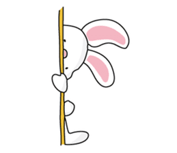 Bunny's ribbon sticker #14936002