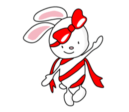Bunny's ribbon sticker #14936004