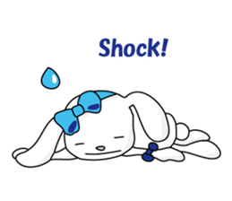 Bunny's ribbon sticker #14936005