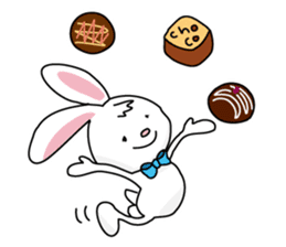 Bunny's ribbon sticker #14936007