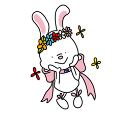 Bunny's ribbon sticker #14936011