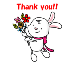 Bunny's ribbon sticker #14936012