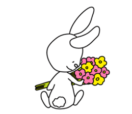 Bunny's ribbon sticker #14936013