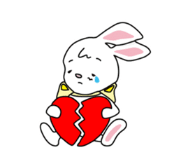 Bunny's ribbon sticker #14936014