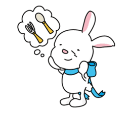 Bunny's ribbon sticker #14936016